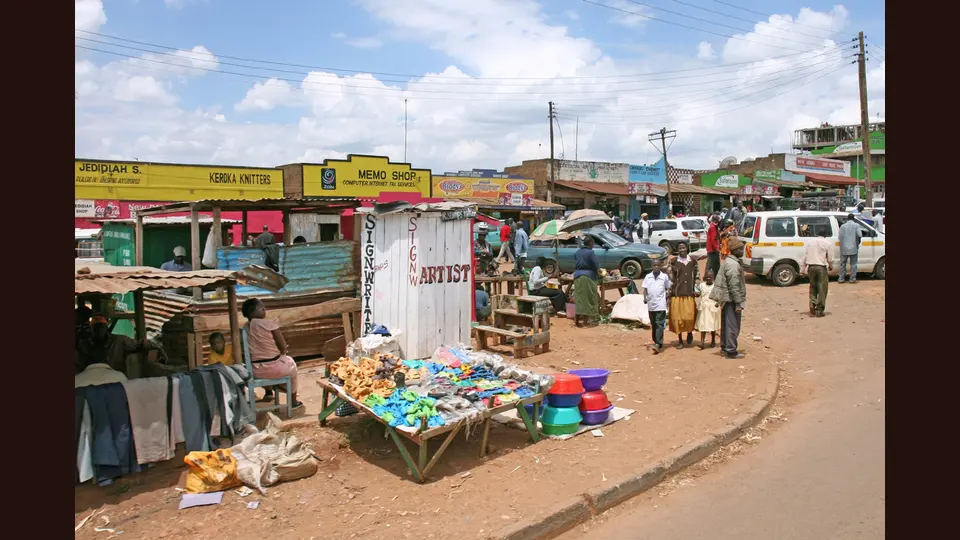 Commons explicitly identifies Keroka, a named place on the route.